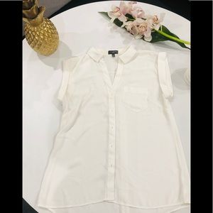 The Limited white silky top